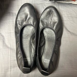 Eileen fisher black flats size 7